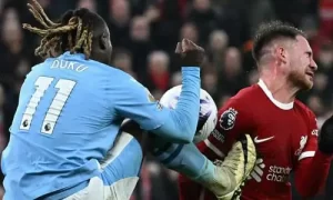 أخبار وملخص الدوري الإنجليزي يصدر حكمًا على حادثة ركلة الجزاء ماك أليستر وجيريمي دوكو عبر موقع كورة جول