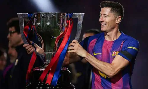 تغطية وأخبار روبرت ليفاندوفسكي يؤكد رحيله عن برشلونة - كورة جول